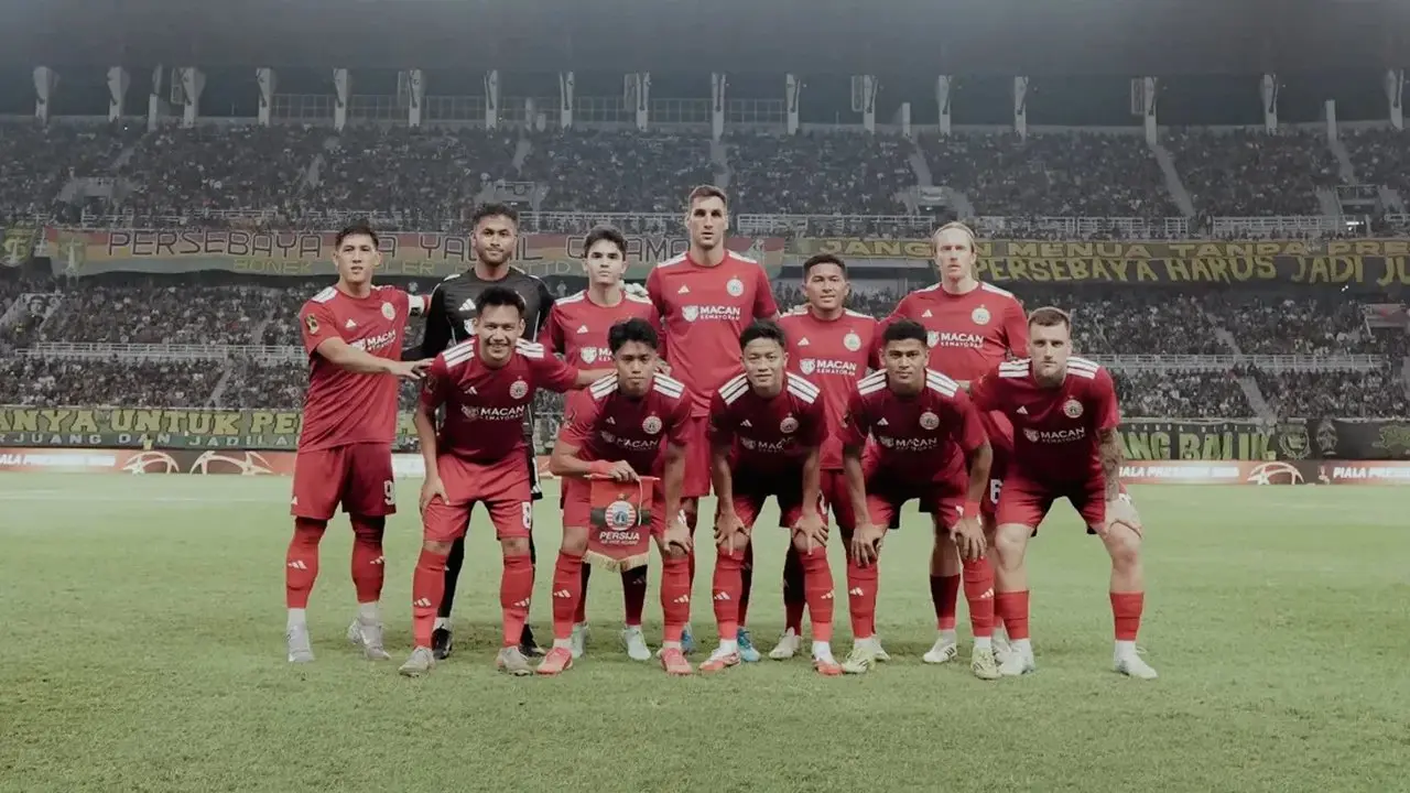 Persija Jakarta Rilis Harga Tiket Launching Tim dan Laga Uji Coba vs Brisbane Roar, Mulai Rp250 Ribu